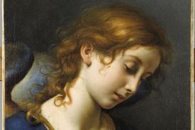 Carlo Dolci, Angel of the Annunciation, early 1650s. Musée du Louvre, Paris.