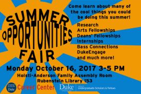 Summer Opportunities Fair