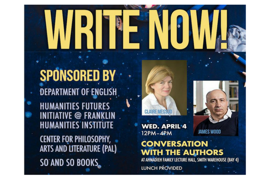 Poster for Write Now! Conversation with the Authors