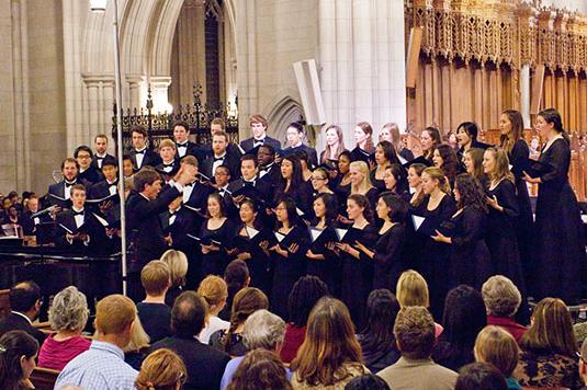 Duke Chorale in Duke Chapel