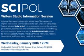 SciPol Writers Studio Information Session