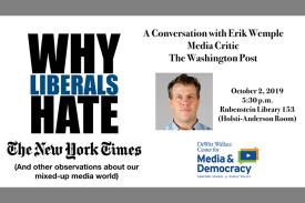 Why Liberals Hate the New York Times with Erik Wemple, Media Critic, The Washington Post