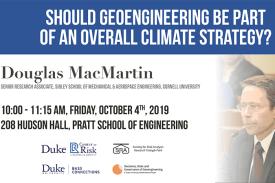 Should geoengineering be part of an overall climate strategy?