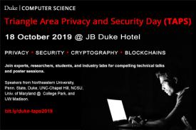 Triangle Area Privacy and Security Day (TAPS) - 18 Oct 2019