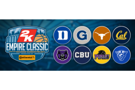 2K Empire Classic Benefiting Wounded Warrior Project with participating team logos