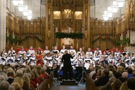 Duke Chapel Choir singing Handel's Messiah