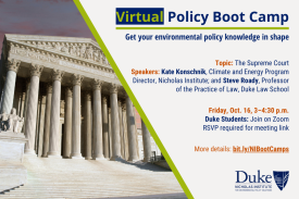 Virtual Policy Boot Camp: The Supreme Court; Friday, Oct. 16, 3¿4:30 p.m.