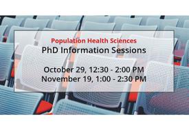 Population Health Sciences PhD Info Session