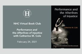 NHC virtual book club flyer with bookcover image NHC virtual book club flyer with bookcover image