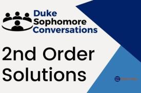 Duke Sophomore Conversations 2nd Order Solutions