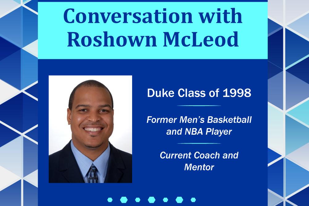 Conversation with Roshown McLeod poster