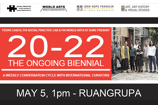 Ruangrupa at 20-22 The Ongoing Biennial Event Poster