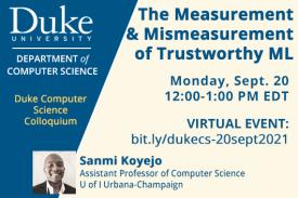 Duke Computer Science Colloquium 9/20/2021
