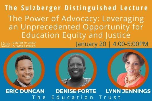 Sulzberger Lecture, The Education Trust, 1/20/22