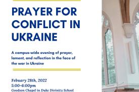 Prayer for Conflict in Ukraine