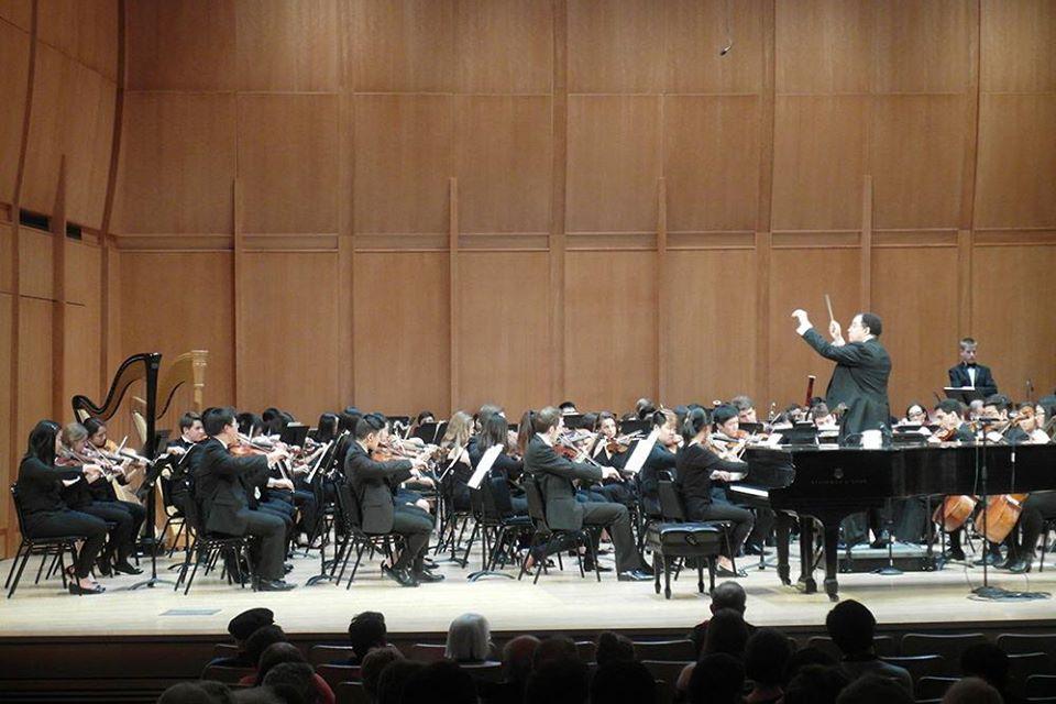 Duke Symphony Orchestra in Baldwin Auditorium