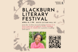 Poster for Blackburn Literary Festival 2022