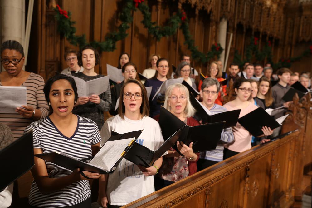Chapel Choir singers