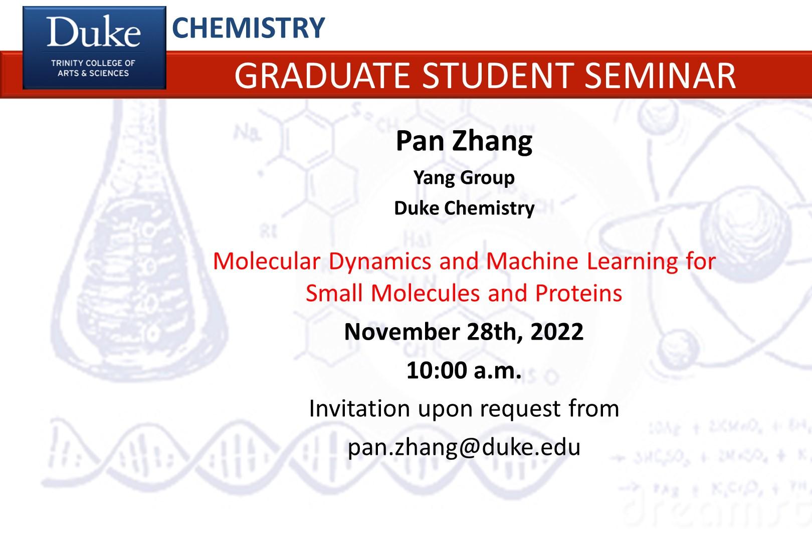 Ph.D. Defense - Zhang, Pan