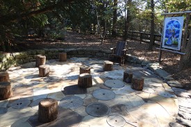Story circle at the Charlotte Brody Discovery Garden