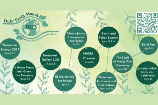 Duke Earth Month Schedule of events