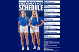 Womens Golf Schedule