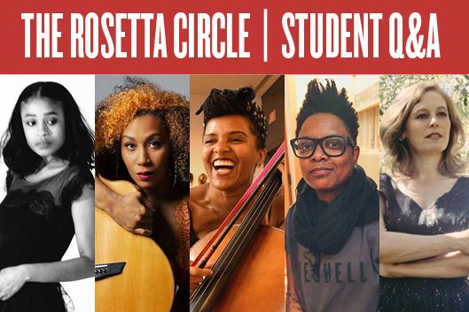 The Rosetta Circle / Student Q &amp; A with images of the artists