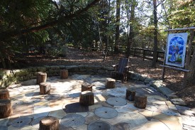The story circle in the Charlotte Brody Discovery Garden