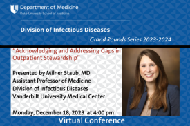Infectious Diseases Grand Rounds, December 18, 2023