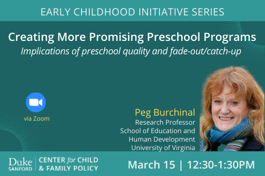 Creating More Promising Preschool Programs 3/15/22