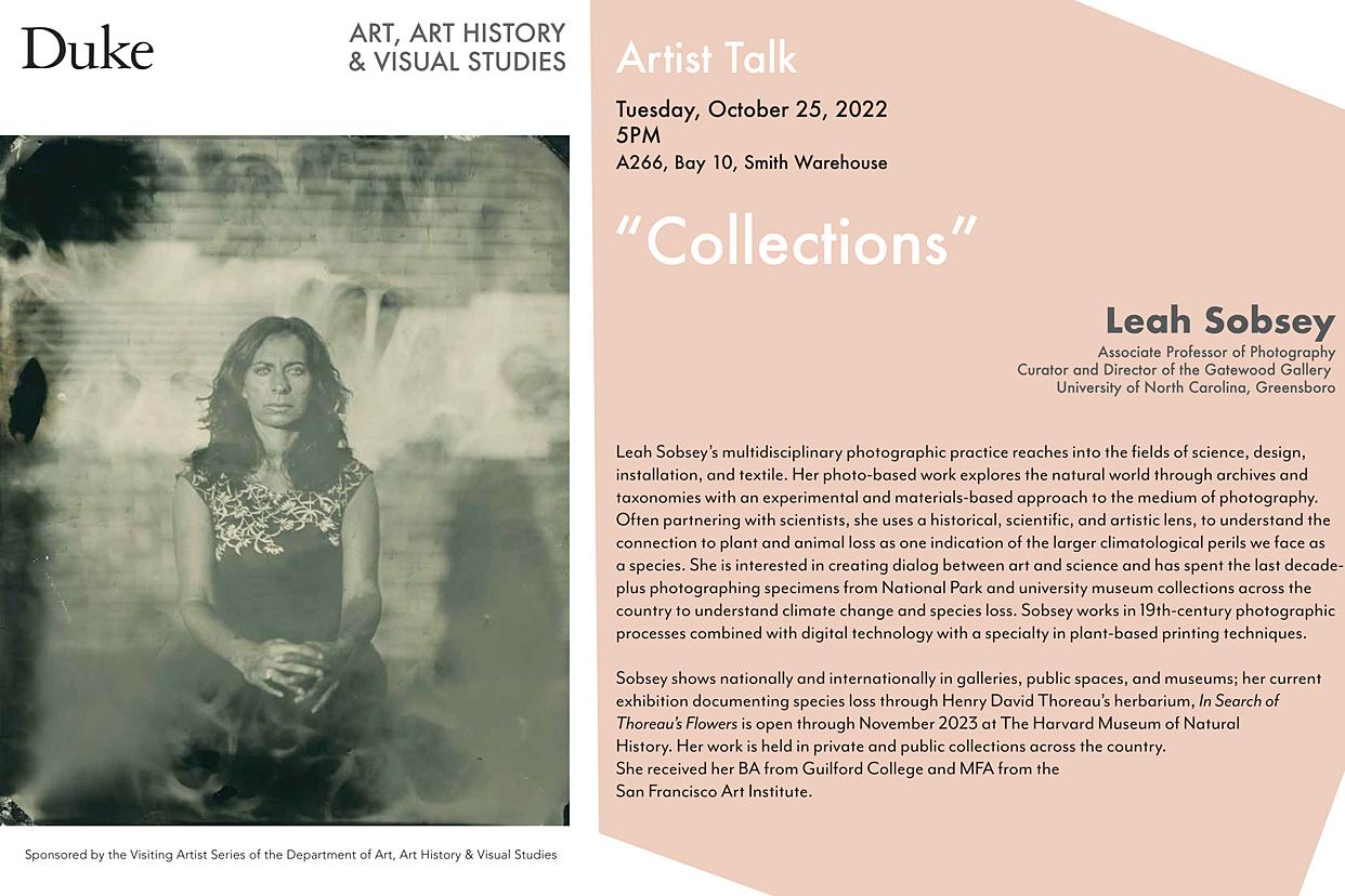 Collections”  Art, Art History & Visual Studies