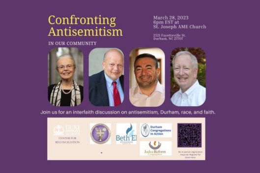 Confronting Antisemitism in Our Community