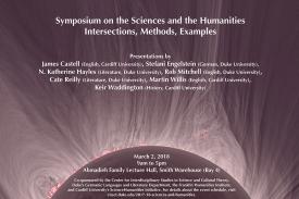 Poster for Symposium on the Sciences and Humanities Intersections, Methods, Examples