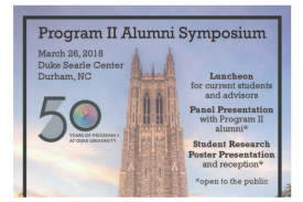 P2 Alumni Symposium flyer