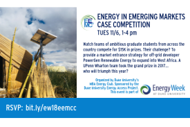 Energy in Emerging Markets Case Competition