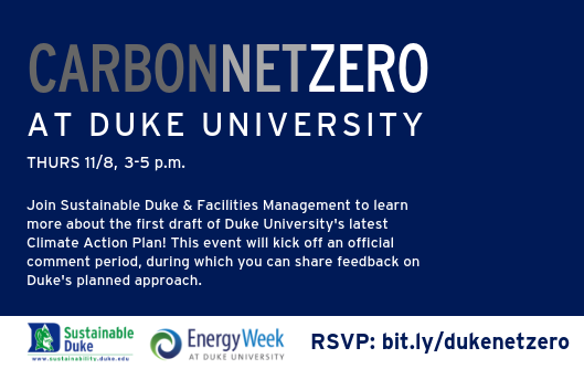 Carbon Net Zero at Duke University