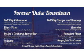 Forever Duke Downtown discounts