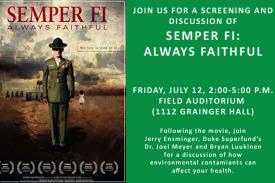 Semper Fi: Always Faithful Movie Screening and Discussion