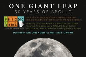 December 10th Periodic Tables Event: One Giant Leap - 50 Years of Apollo