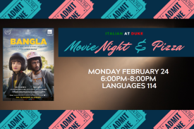 Movie Night and Pizza Presented by Italian At Duke