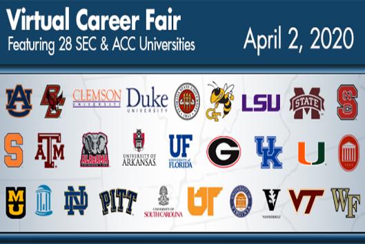 Virtual Career Fair Featuring SEC and ACC Universities