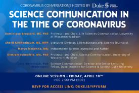 Science Communication In The Time Of Coronavirus
