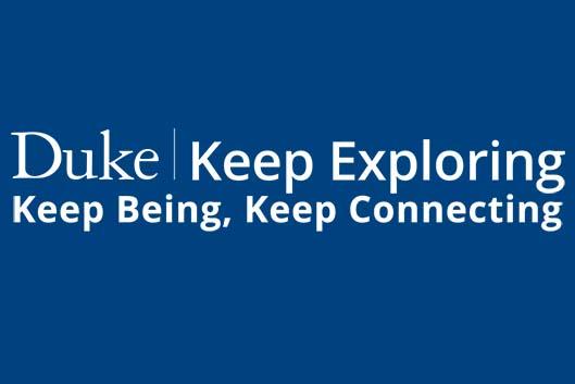 Duke Keep Exploring, Keep Being, Keep Connecting logo