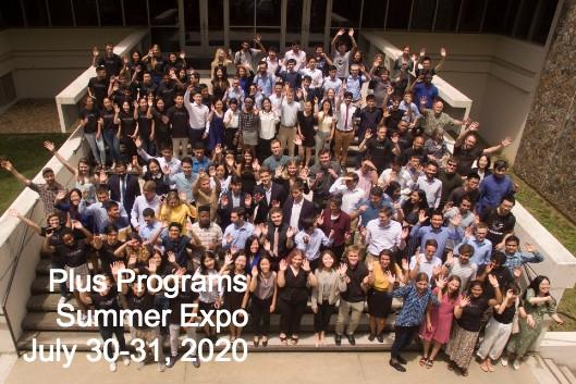 Plus Programs Summer Expo, July 30-31, 2020 Plus Programs Summer Expo, July 30-31, 2020