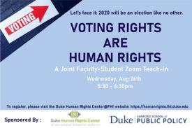 Voting Rights are Human Rights
