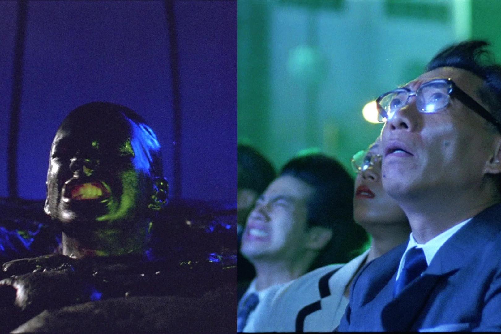 Collage of 2 images from 90s Hong Kong Sci-Fi films Collage of 2 images from 90s Hong Kong Sci-Fi films
