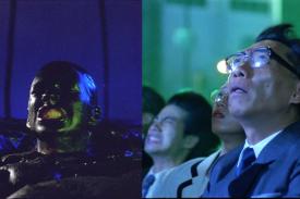 Collage of 2 images from 90s Hong Kong Sci-Fi films Collage of 2 images from 90s Hong Kong Sci-Fi films