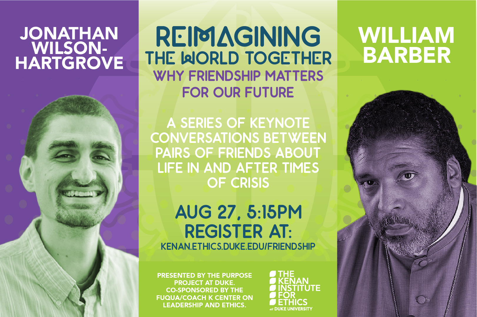 Reimagining the World: A Conversation with Rev William Barber and Jonathan Wilson-Hartgrove Reimagining the World: A Conversation with Rev William Barber and Jonathan Wilson-Hartgrove
