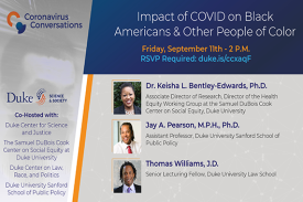 Coronavirus Conversations: Impact of COVID on Black Americans &amp; Other People of Color