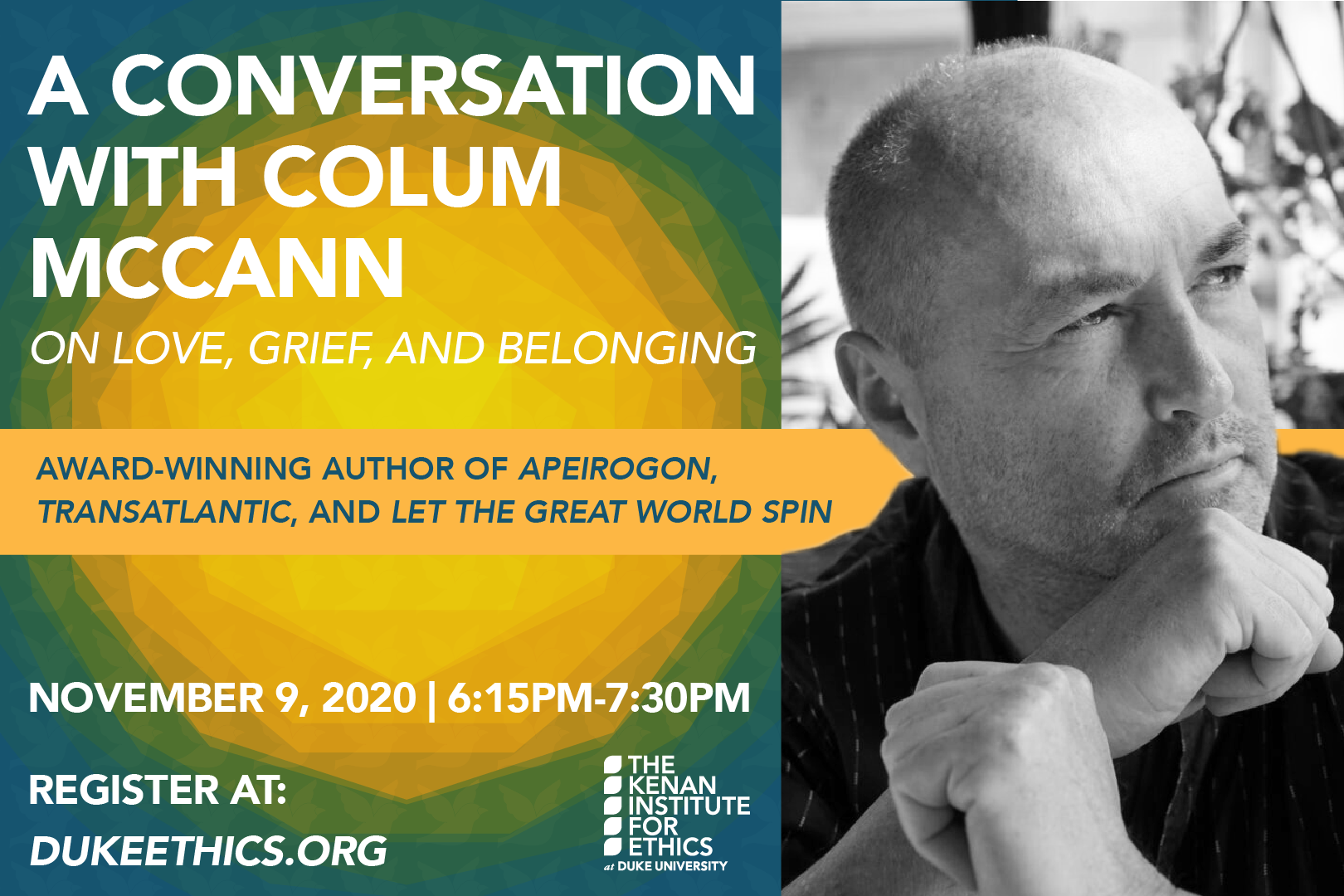 Colum McCann Colum McCann